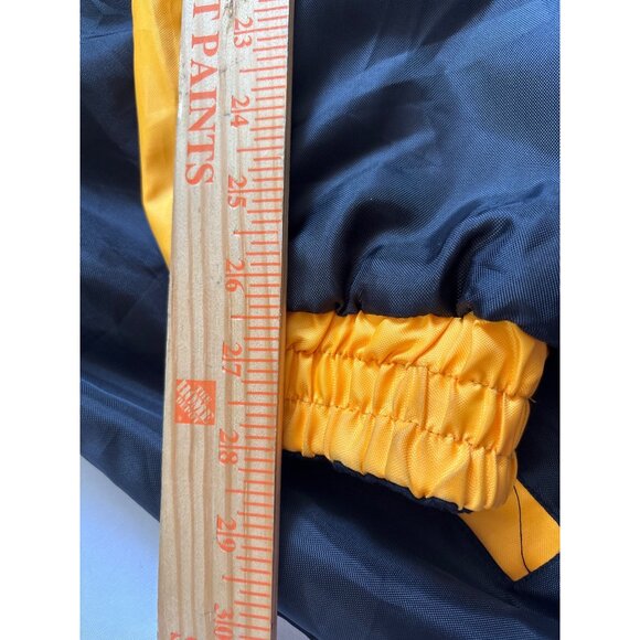 Steelers Black & Yellow Full-Zip Jacket w/ Logo Embroidery Polyester reversible - Picture 9 of 9